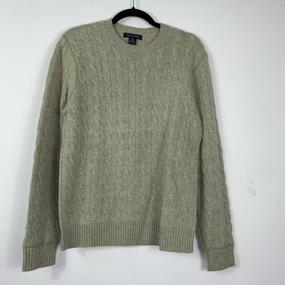 Banana Republic Winter Luxury Wool Cable Sweater